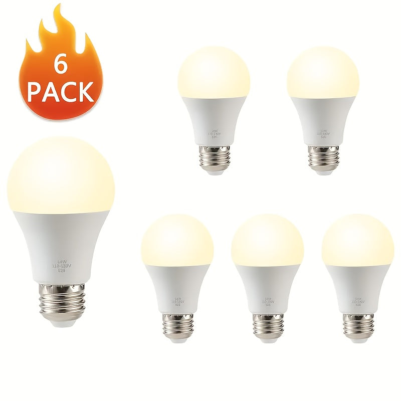 A19 LED Bulbs 100W Equivalent, 14W 1120 Lumens LED Light Bulbs, 3000K/4500K, E26 Base, Super Bright, No Flicker, CRI85+