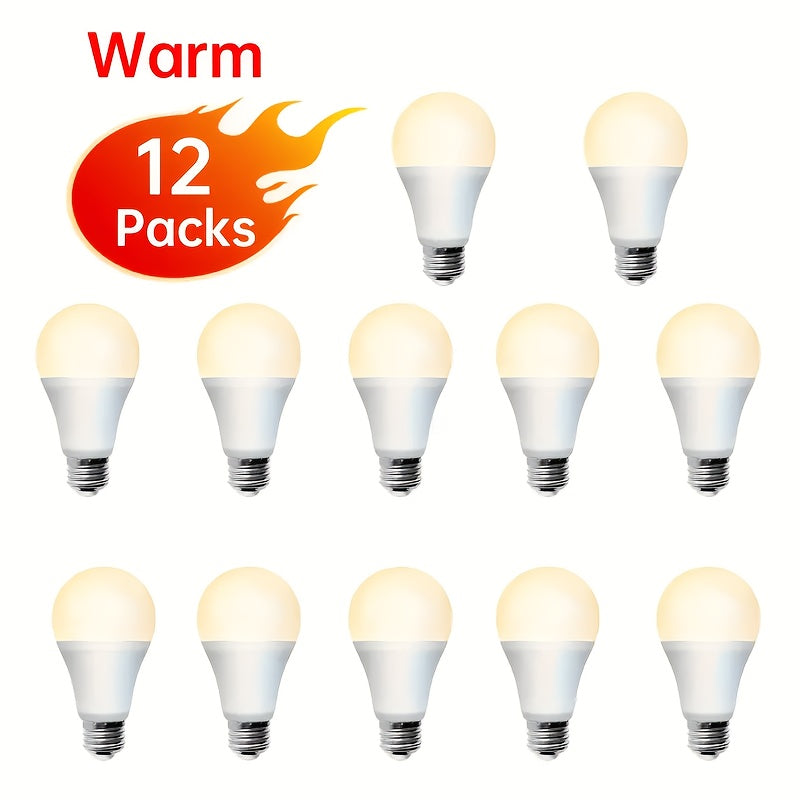 A19 LED Bulbs 100W Equivalent, 14W 1120 Lumens LED Light Bulbs, 3000K/4500K, E26 Base, Super Bright, No Flicker, CRI85+