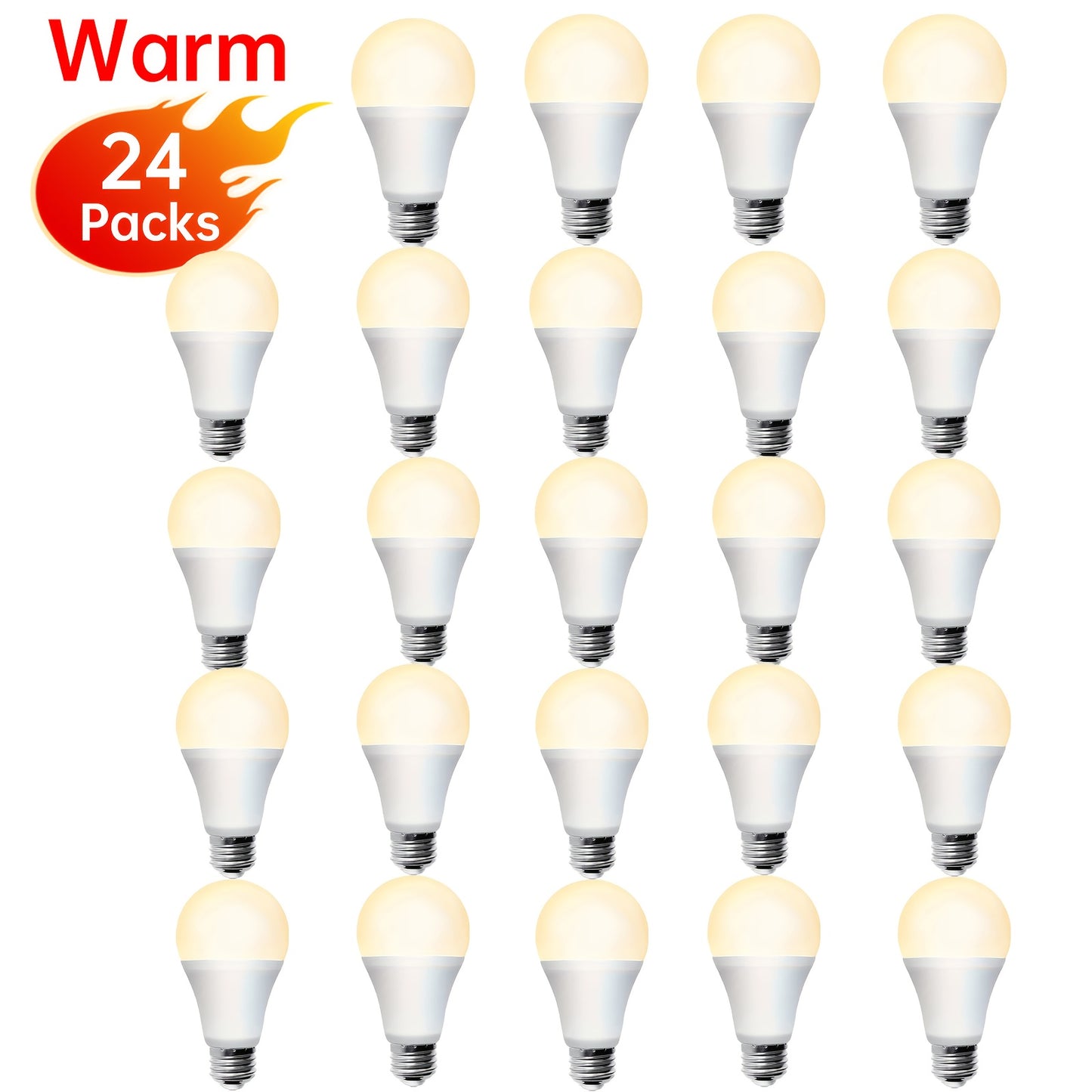 A19 LED Bulbs 100W Equivalent, 14W 1120 Lumens LED Light Bulbs, 3000K/4500K, E26 Base, Super Bright, No Flicker, CRI85+