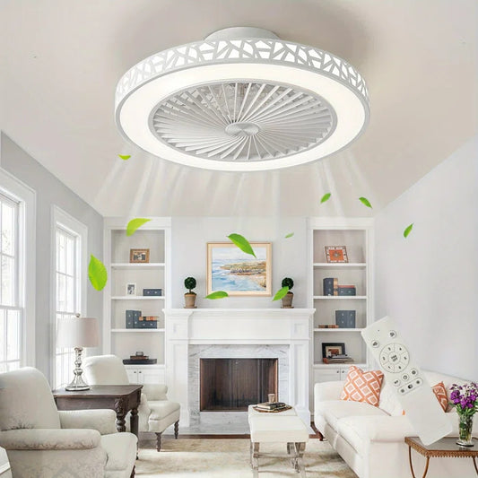 20 Inch Ceiling Fan With Led Lights And Remote Control Reversible Modern Ceiling Fan With Light Kit See More by Wrought Studio™